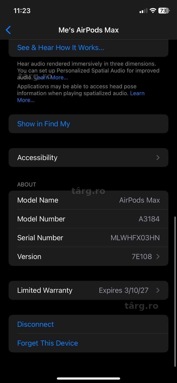 (AG13) Casti Apple Airpods Max (b.56097) Garantie 2 ani! 6