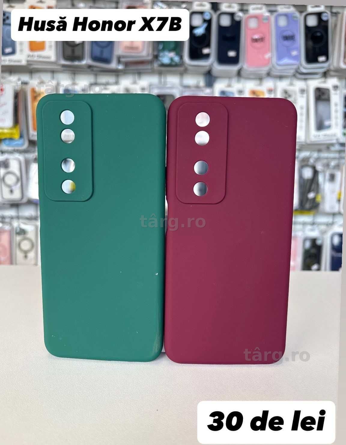 Husa silicon, folie, cablu, incarcator Honor X7B