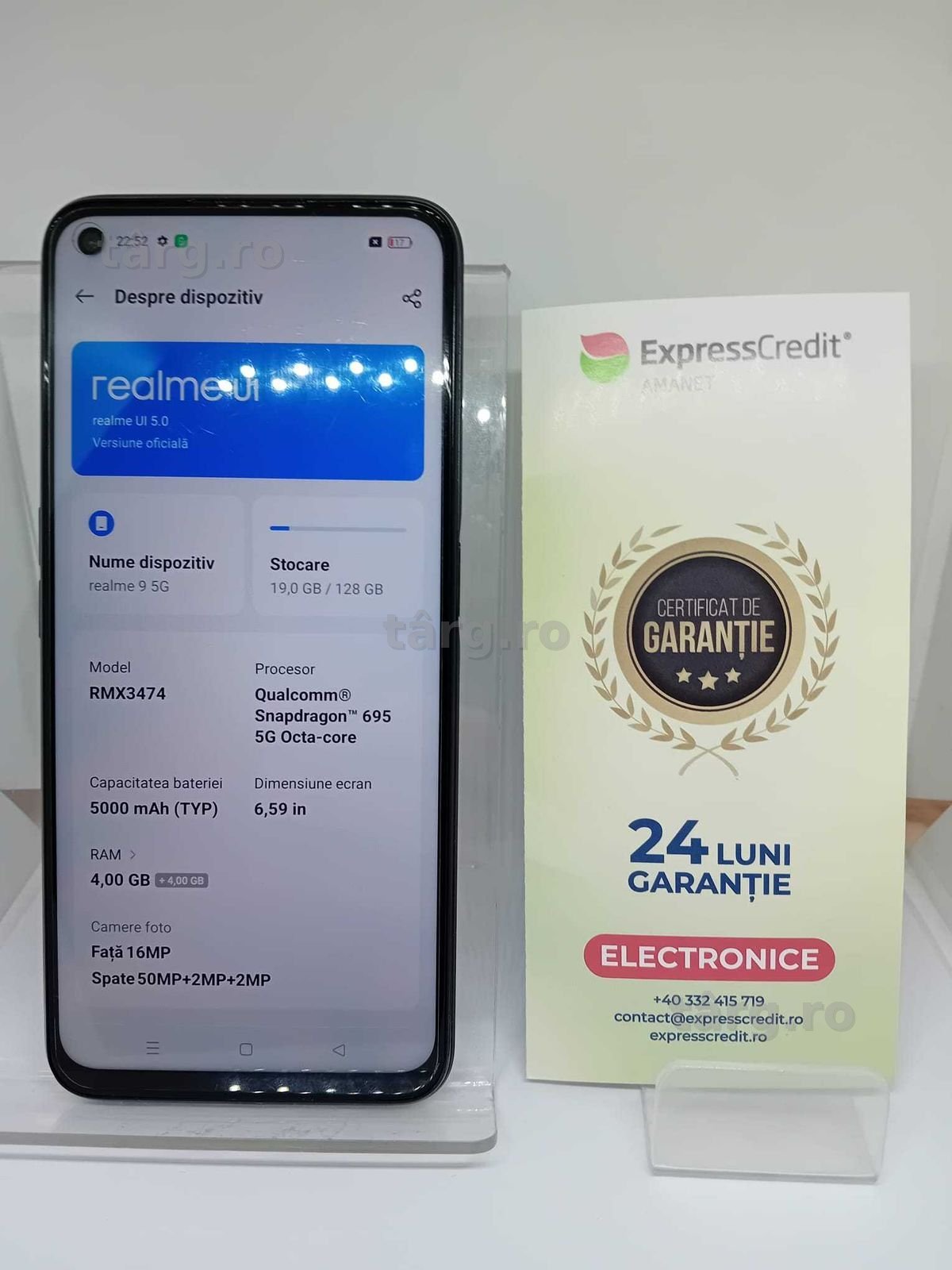Realme 9 5G (35309/30 Pacurari 2) Garantie 2 Ani!