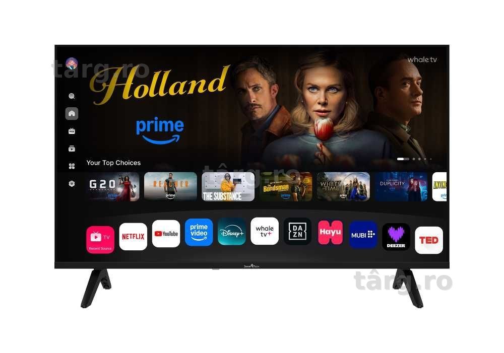 Hope Amanet P1/ Televizor LED SmartTech 40FH01K3, 101 cm, Clasa E, HD, Negru, HD, 81cm / COD 43658 / NOU