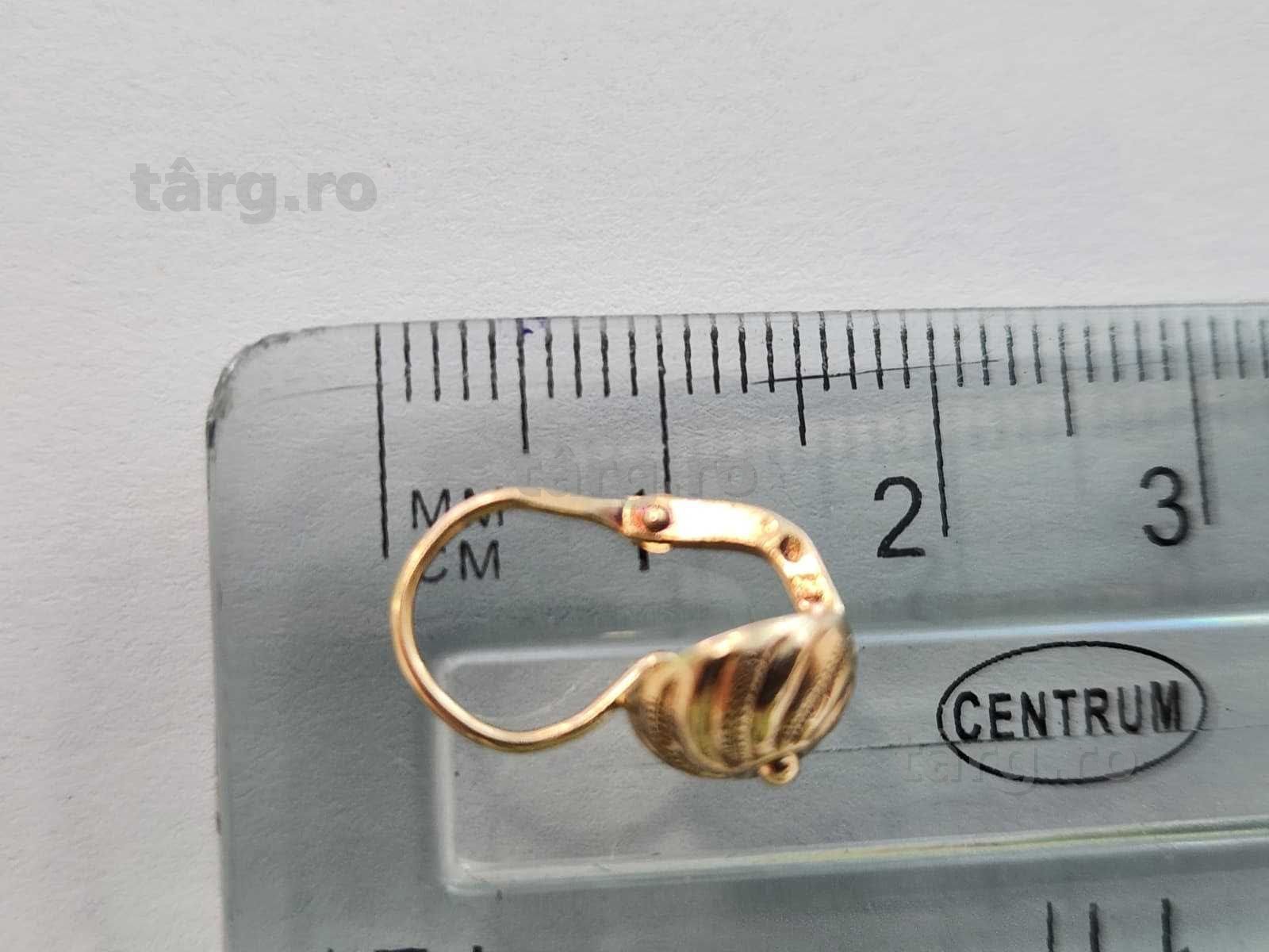 Cercei aur, 14k, 1.63g (b 68773.1 Ag2 Tudor) 2