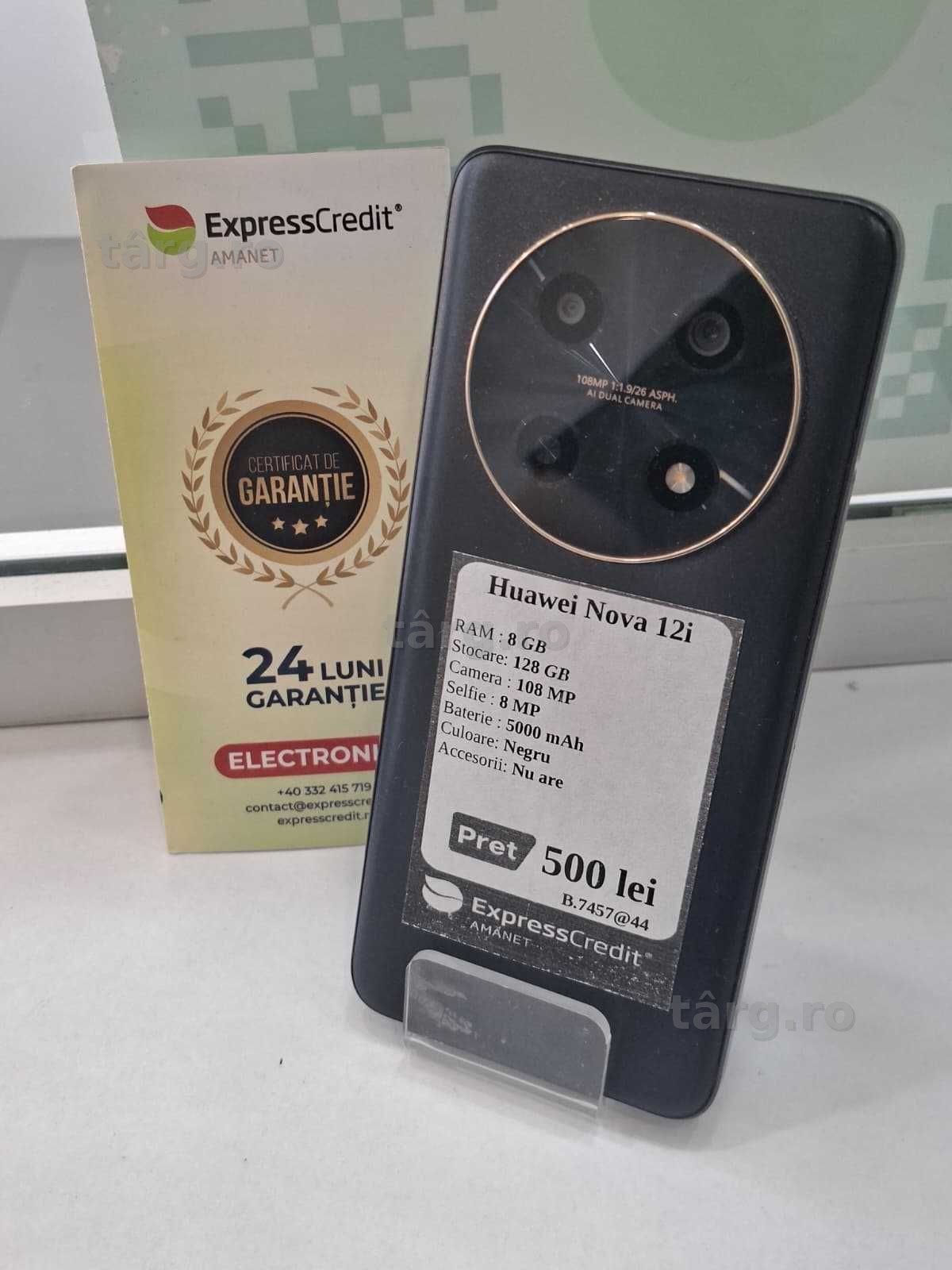 Huawei Nova 12i 128/8GB (Ag44 B7457) - Garantie 2 ani!