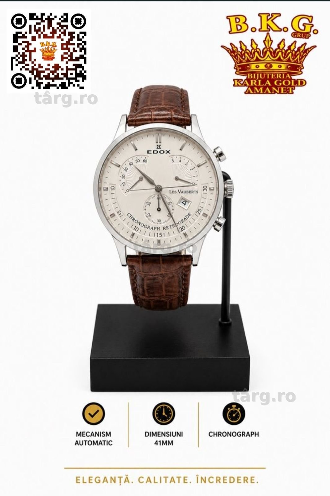 Edox Les Vauberts Amanet BKG