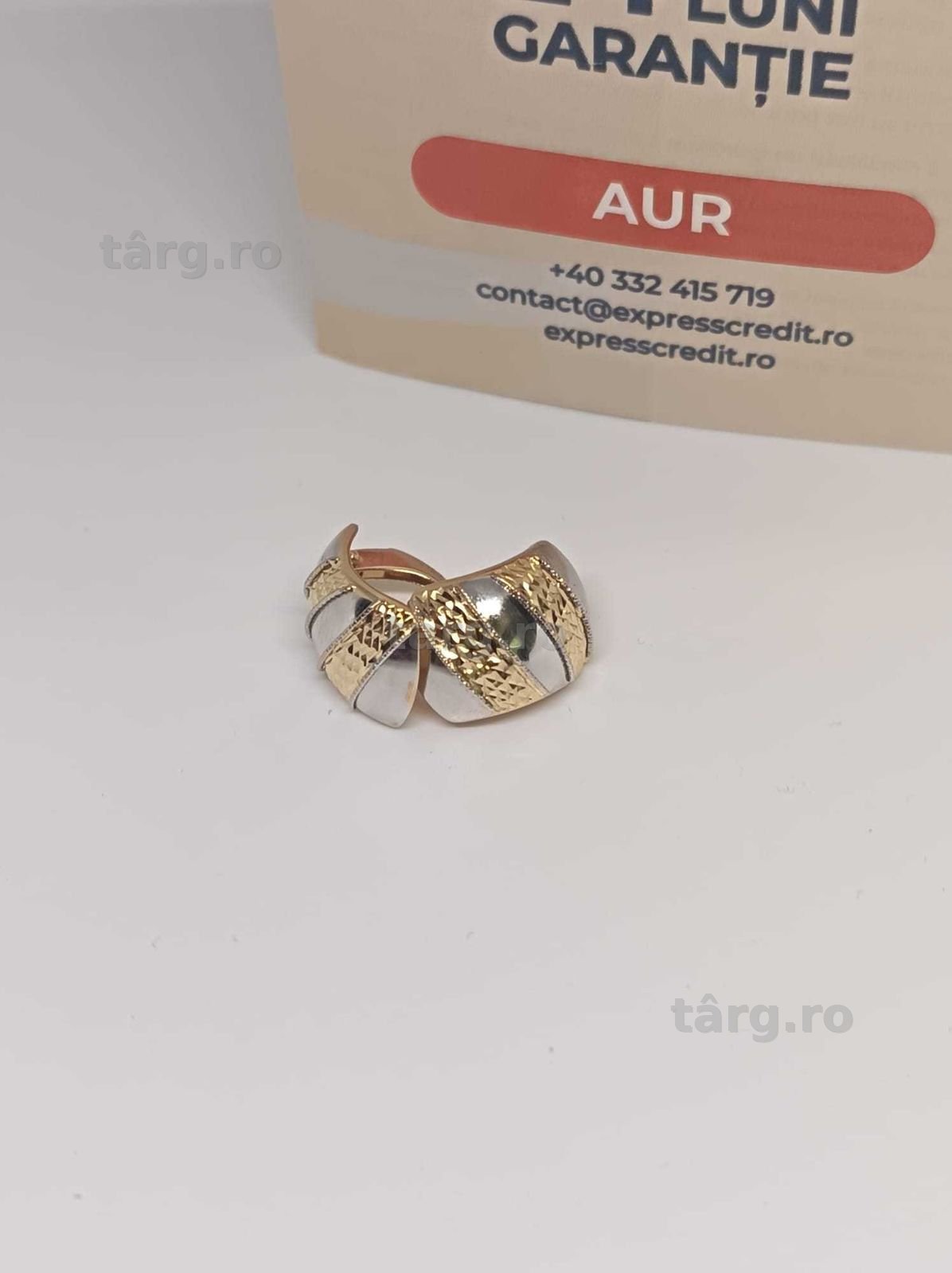 Cercei Aur 14K 3.02g (Ag4 Dacia B.52056.1) Garantie 2 ani 3