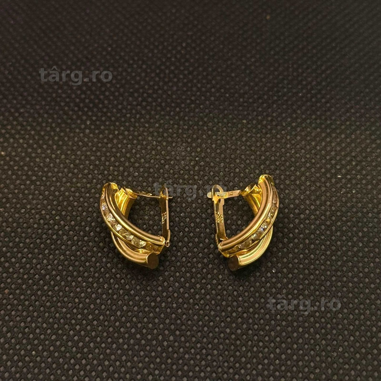 Cercei aur 14K 3.57g (AG15 Gara 1 B33985.4) Garantie 2 ani! 4