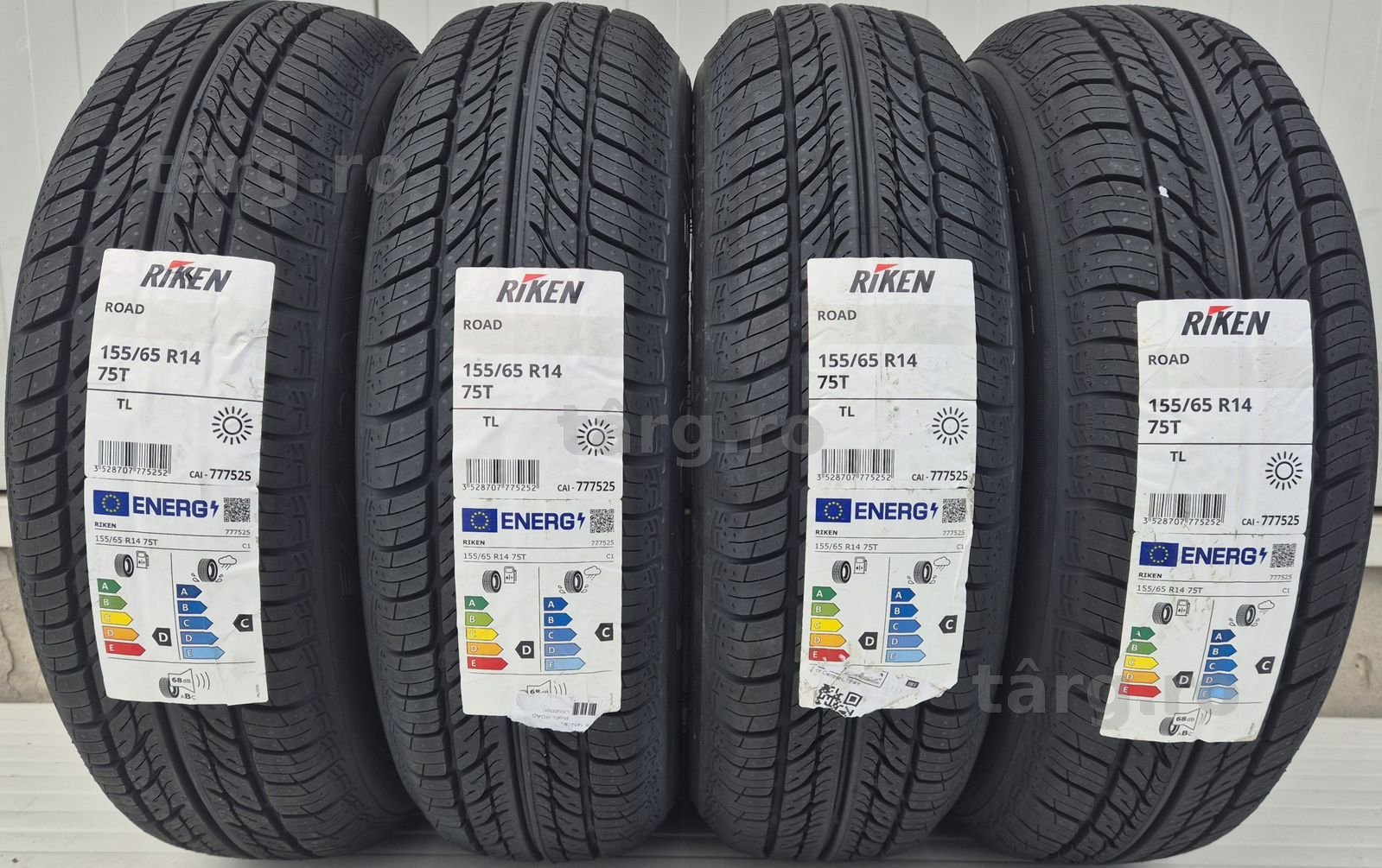 155/65 R14, 75T, RIKEN (By Michelin) Road, Anvelope de vara