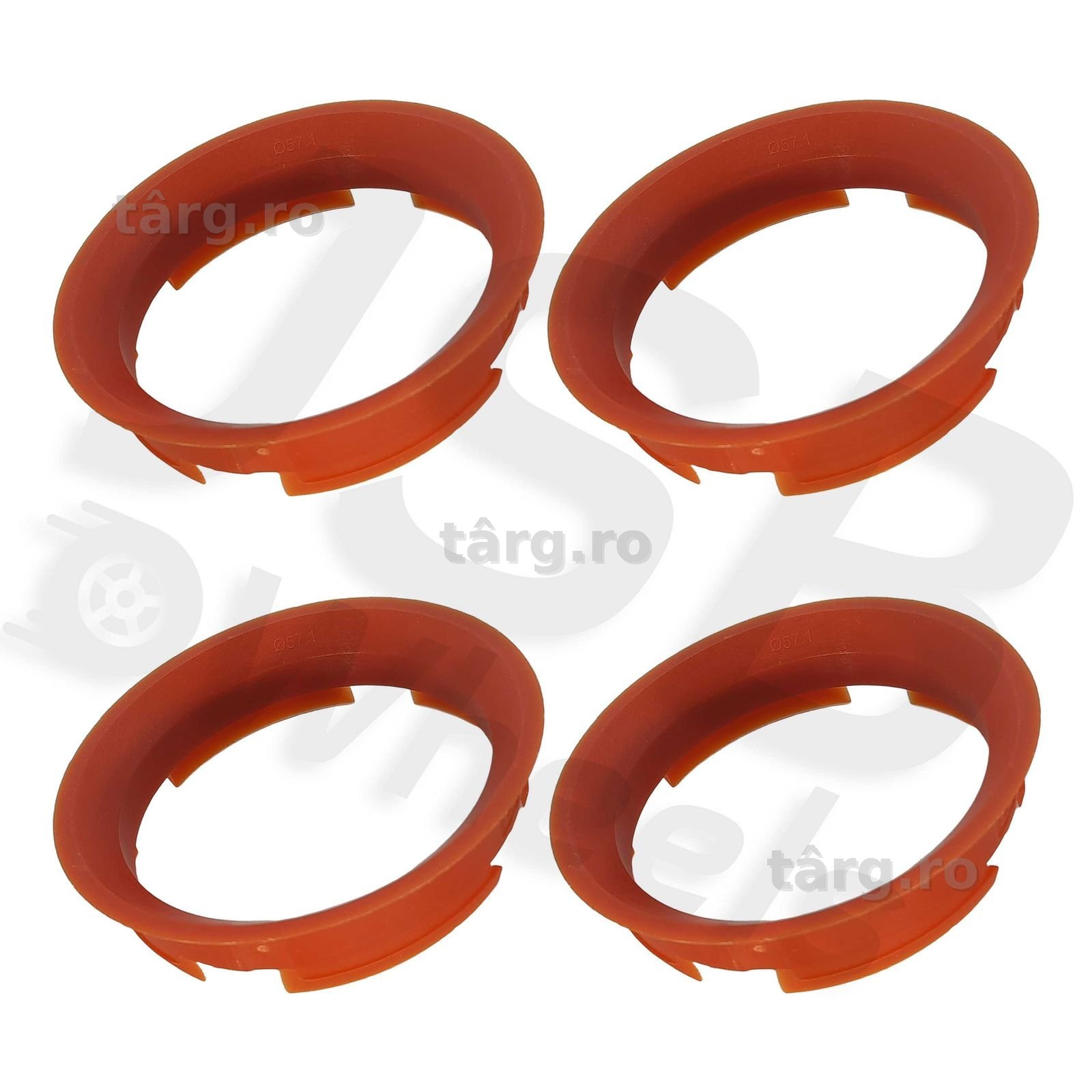 Set inele de centrare ghidaj jante noi 63.4-57.1 mm,VW,Seat,Skoda,Audi