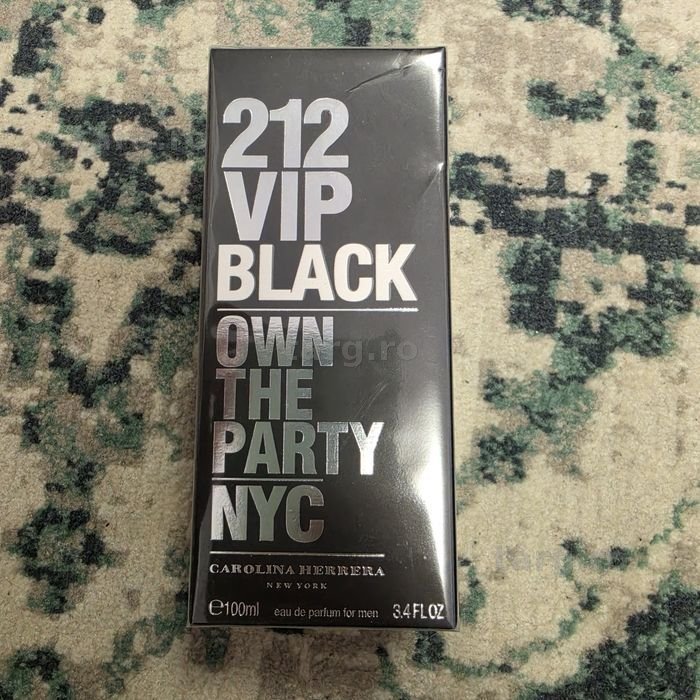 Parfum Carolina Herrera - 212 VIP Black 100ml EDP, for men, sigilat
