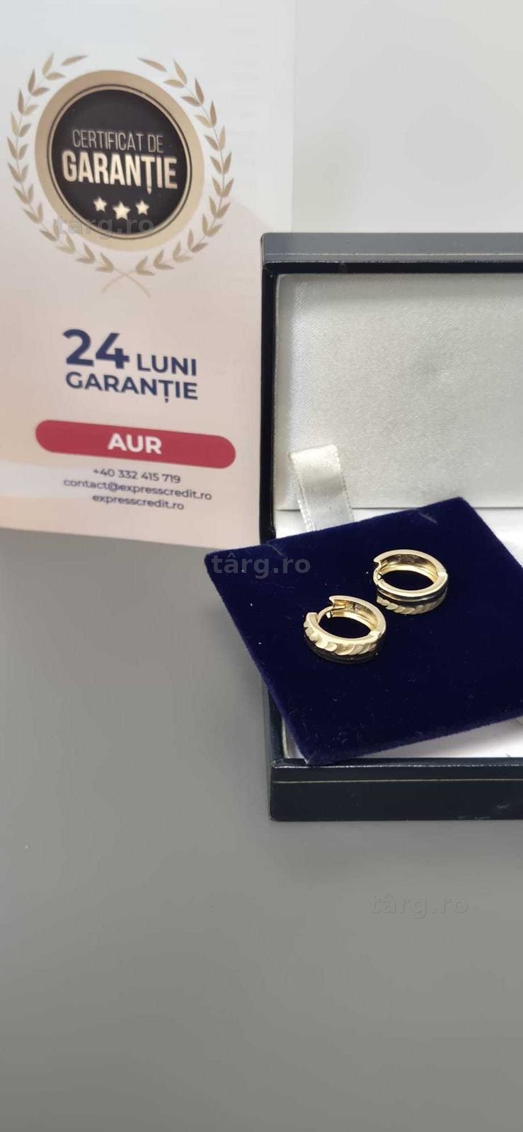 (AG46) Cercei aur 14K B.4602.8