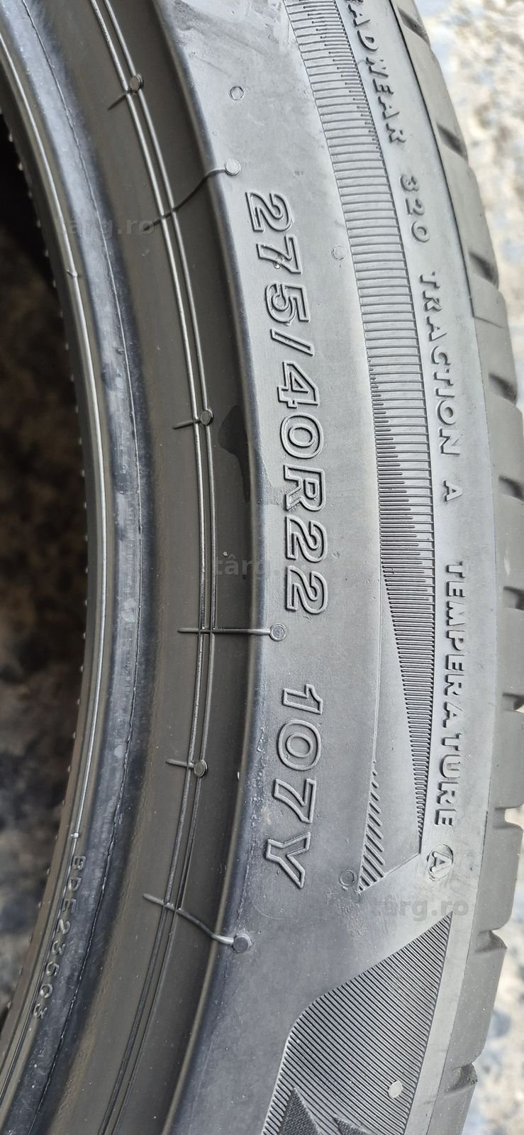 2 anvelope vara ca noi Bridgestone 275/40/22,dot 2023.Pretul este pe bucata. 5