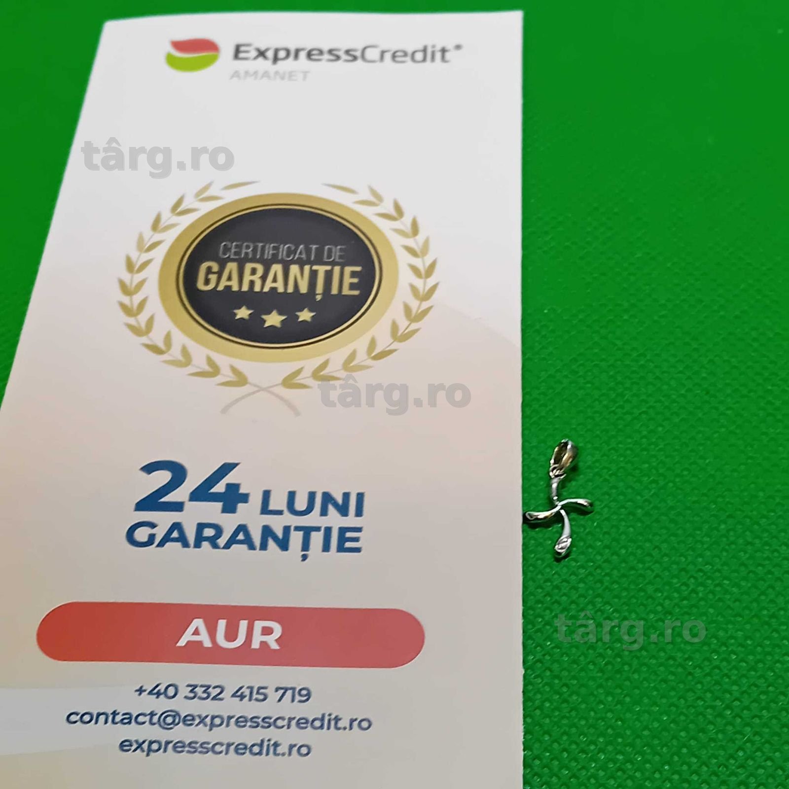 Pandantiv  aur 14k 0.49 gr (AG4 Dacia b.51711.2)Garantie 2 ani 2