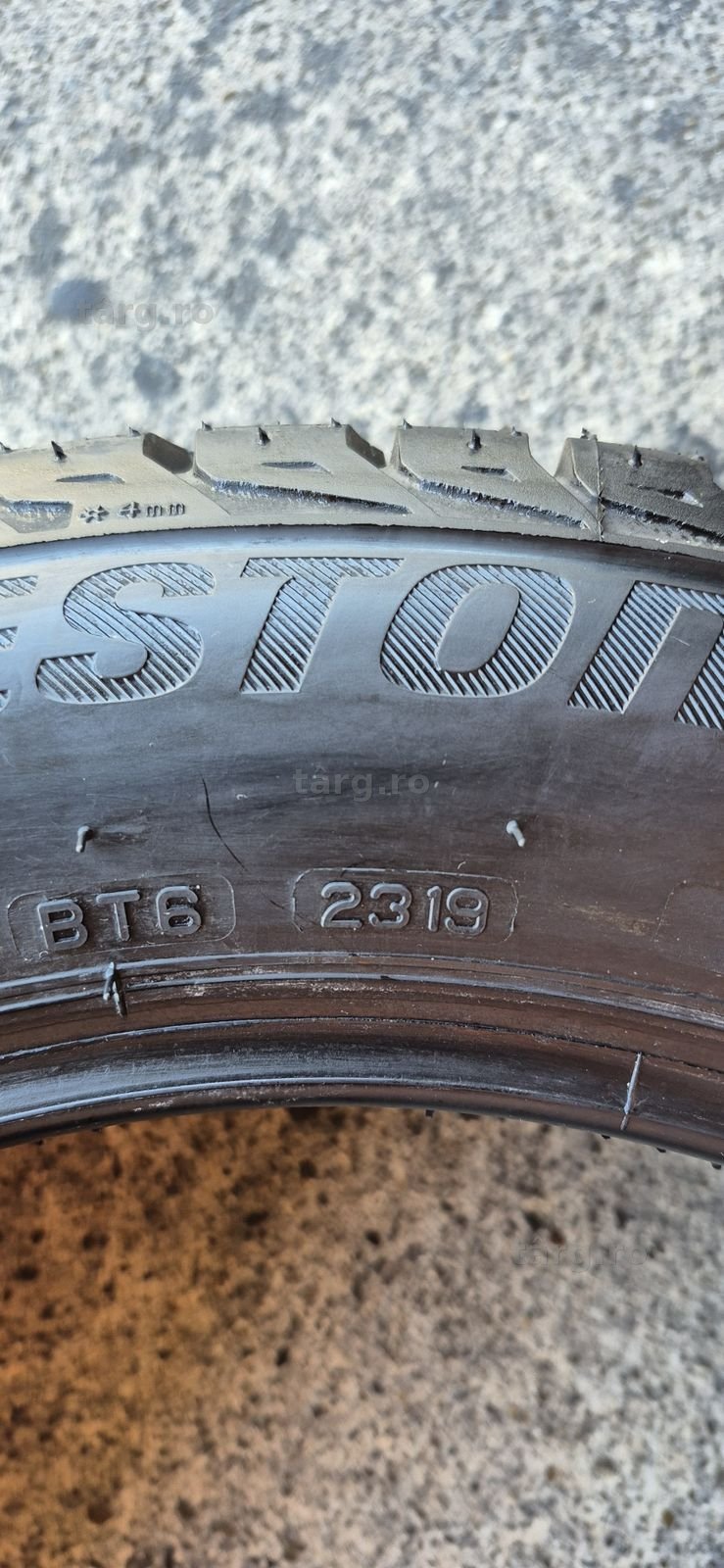 4 anvelope iarna noi Bridgestone 195/60/16C.Pretul este pe bucata. 7