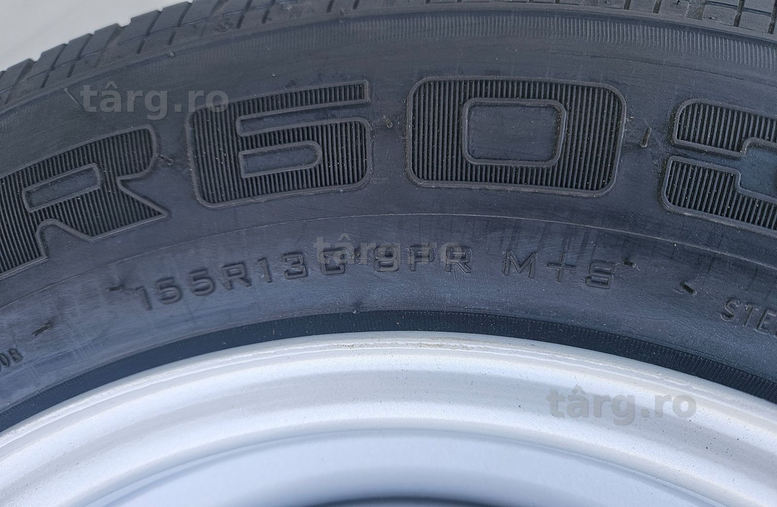 Roata remorca 155 R13C Anvelopa SECURITY M+S pe Janta 4.5Jx13 dot 2025 3