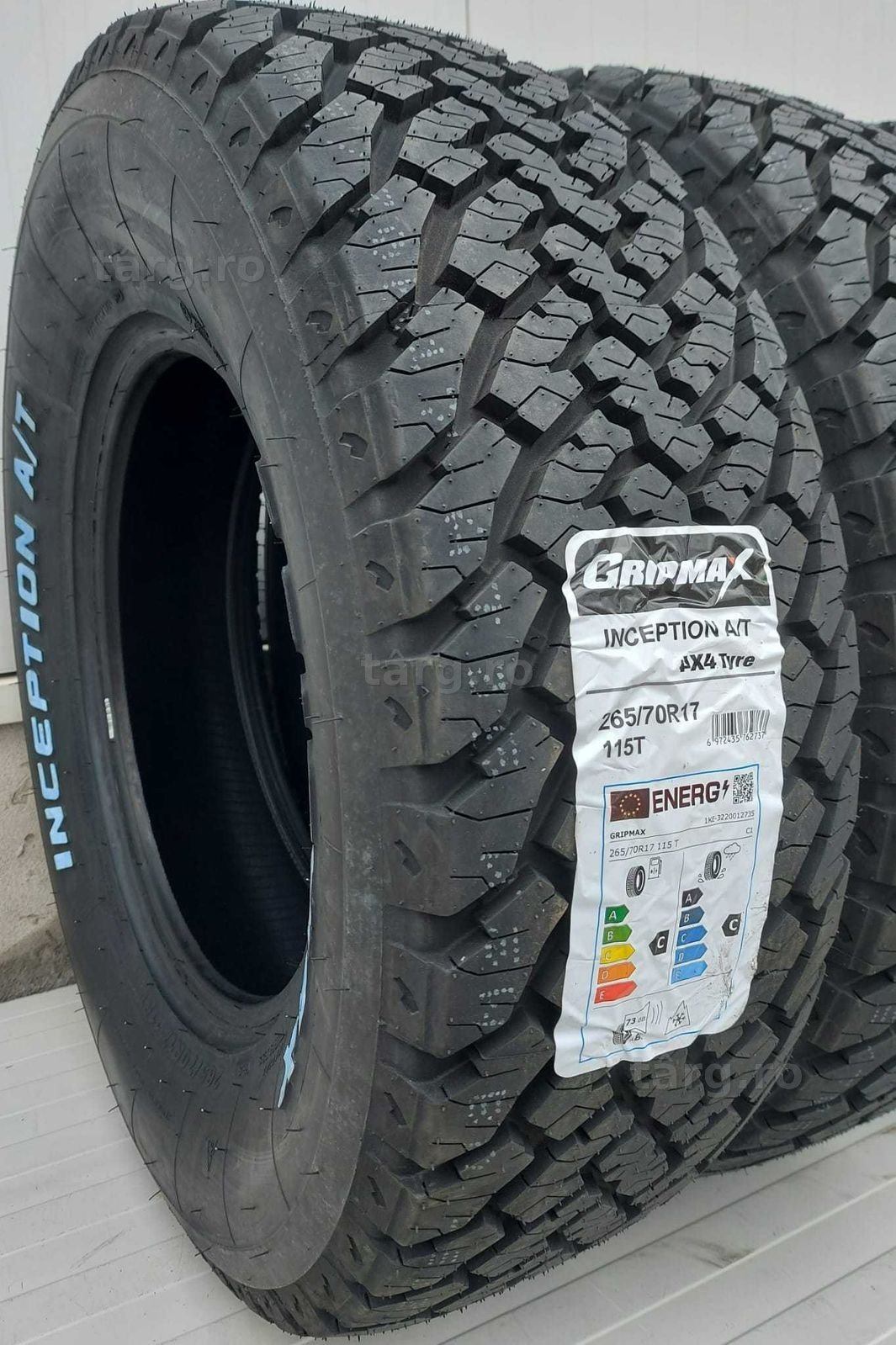 265/70 R17, 115T, GRIPMAX Inception, Anvelope All Terrain M+S 3