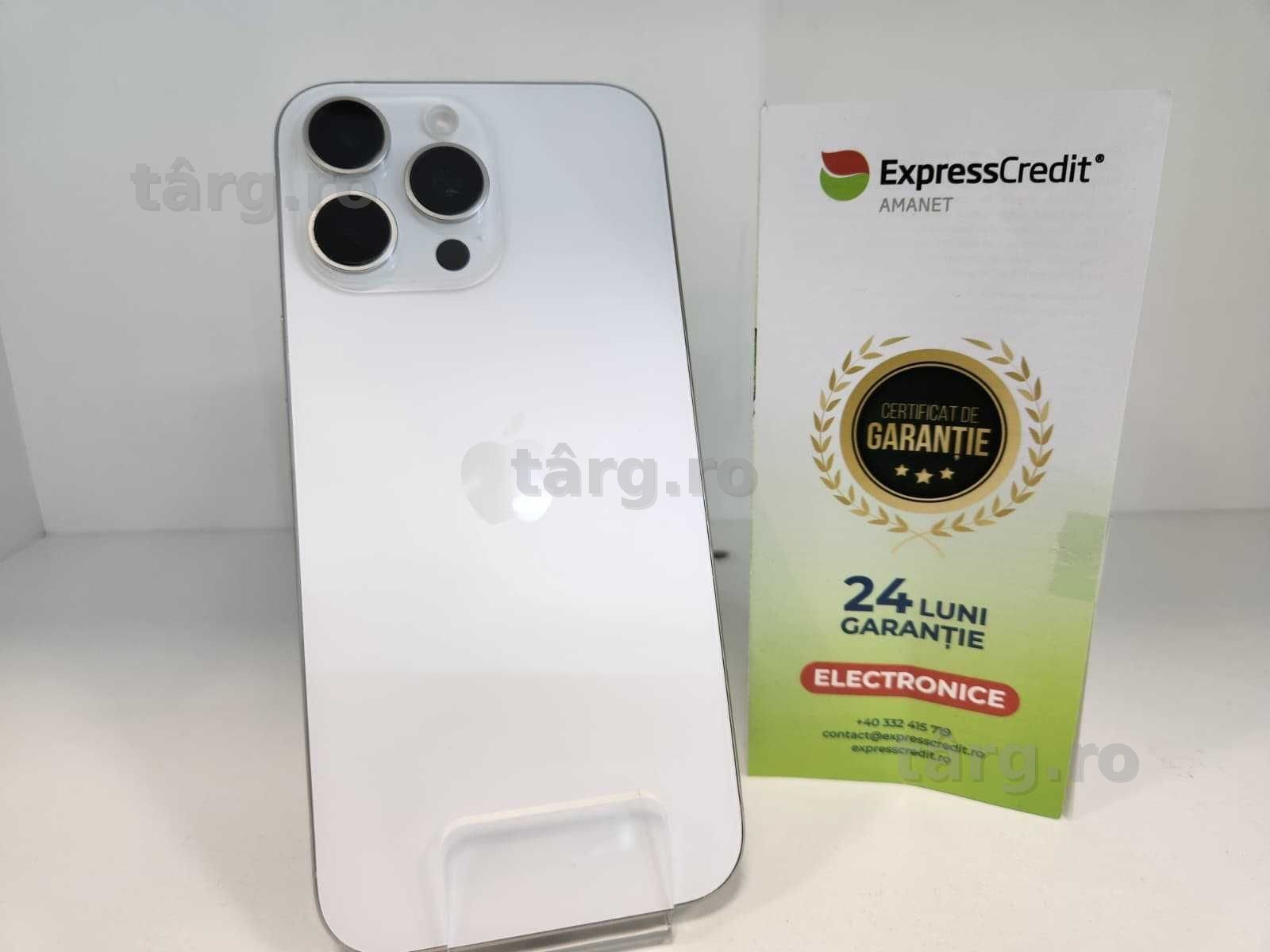 Telefon Apple Iphone 16 Pro Max 256Gb – Baterie 92% (Ag8 Tudor/B75346) – Garantie 2 Ani!