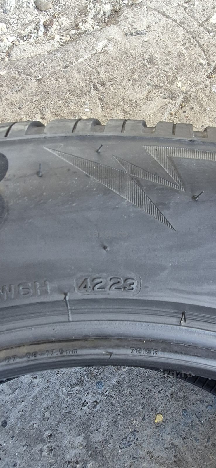 4 anvelope iarna Bridgestone 265/55/19,dot 2023.Pretul este pe bucata 8