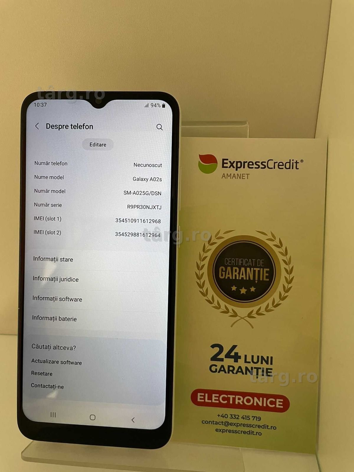 Telefon Samsung A02s (Ag 29 Siraj ) B34390 / Garantie 2 Ani ! 2