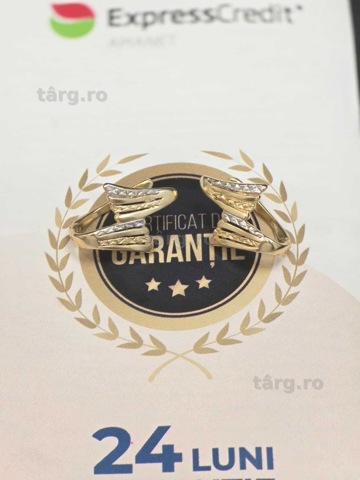 Cercei aur 14K 3.66g [Ag45 Bacau1 B.34879.1.35] 2