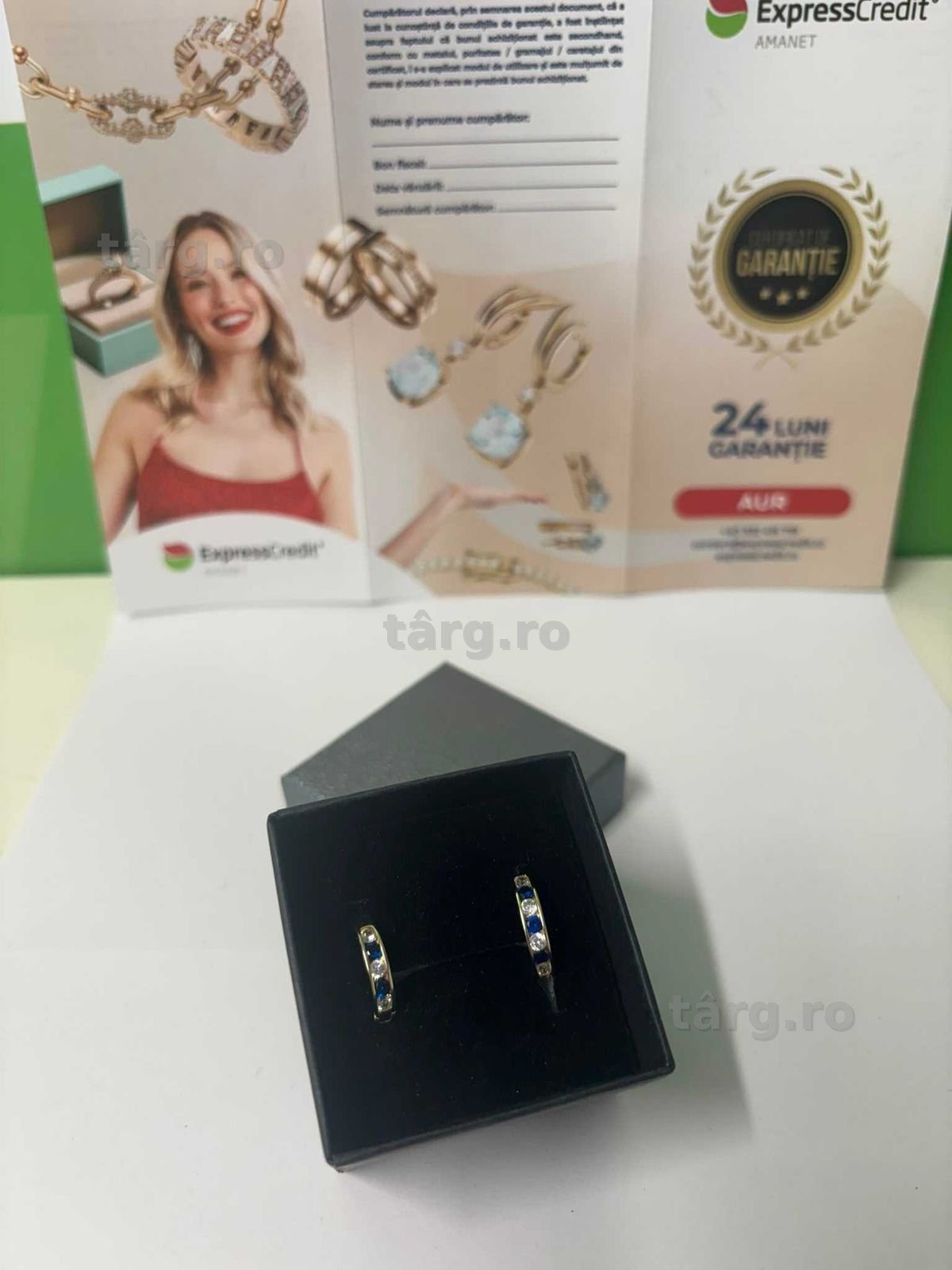 Cercei Aur 14k 2.86g (B61271.1-Tatarasi) Garantie 2 ani-1230lei 3