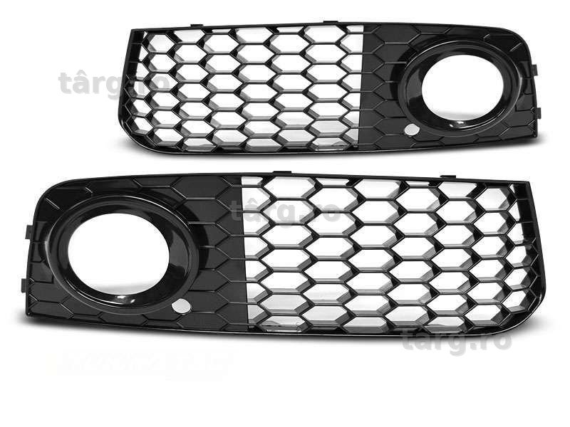 Grila proiector AUDI A4 B8 2008-2011 NEAGRA