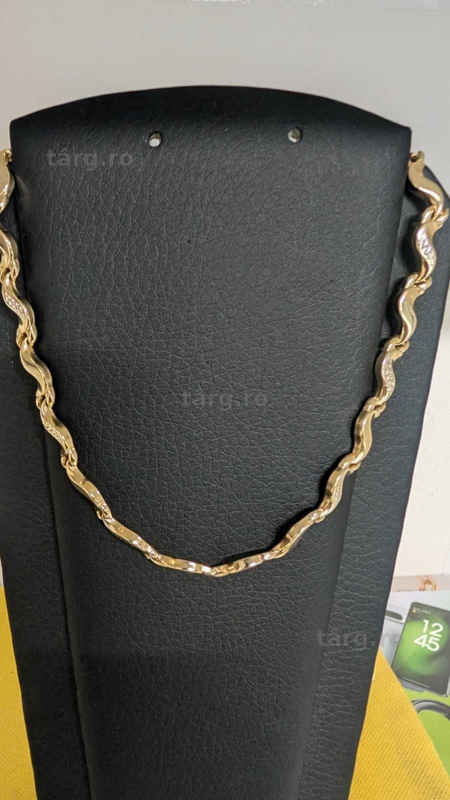 Lant aur 14k [Tomesti-b:32880.1] - Garantie 2 ani! 3