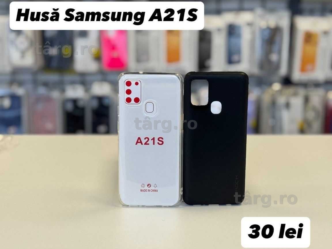 Husa silicon, folie, cablu, incarcator  Samsung A21S