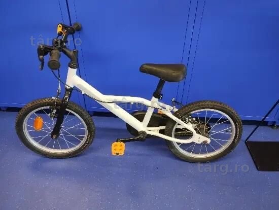 b'twin 14" Discovery 100 alb - (SecondHand) Decathlon