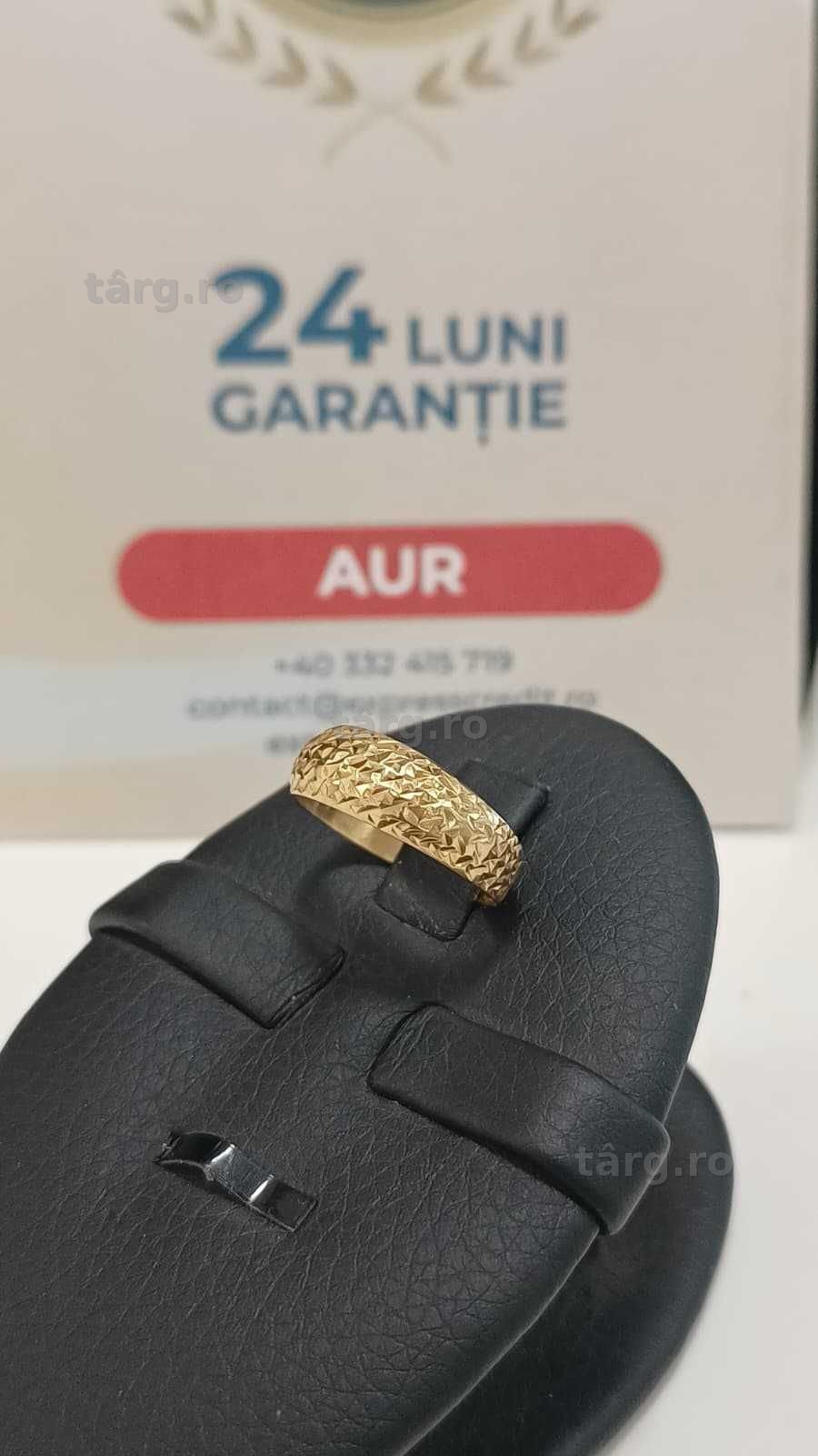 Inel aur 18K 1.18gr [AG24 Harlau B.45594.1] - Garantie 2 ani! 3