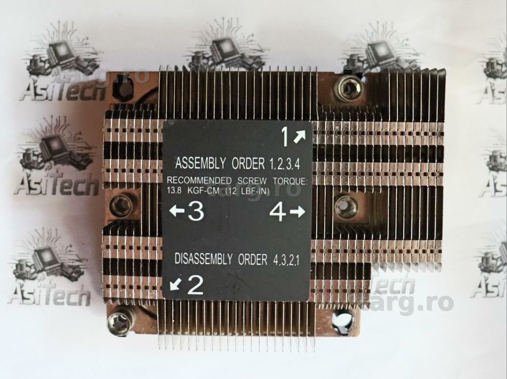 Radiator/Heatsink Server/Ws 1U SuperMicro SNK-P0067PD LGA3647