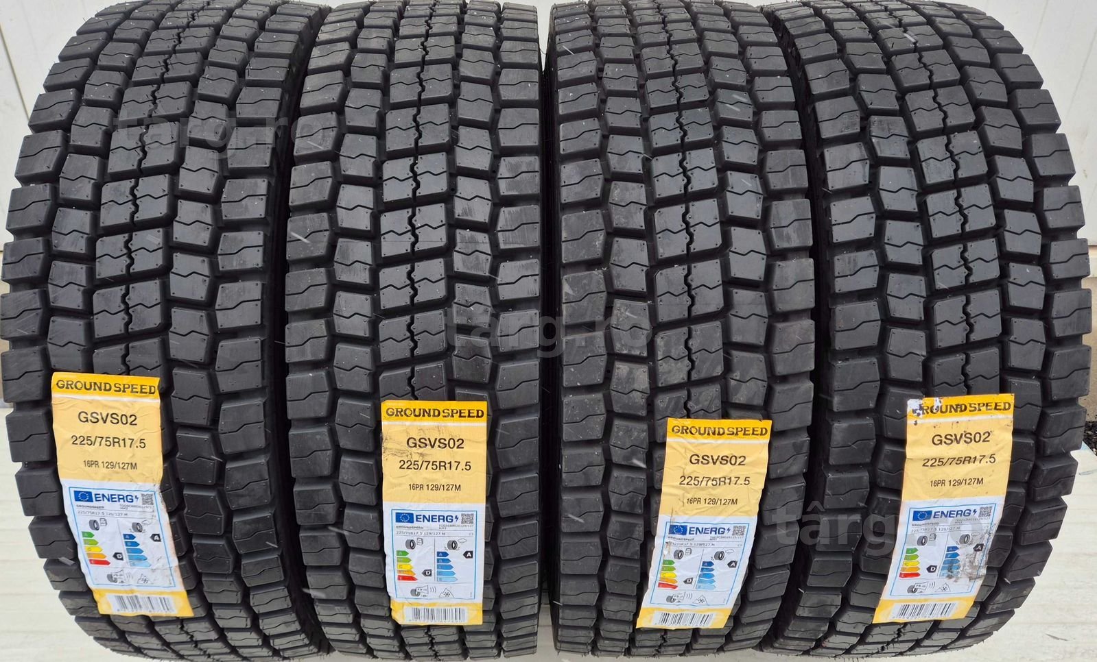 225/75 R17.5, 129M, GROUNDSPEED 16PR, Anvelope tractiune M+S
