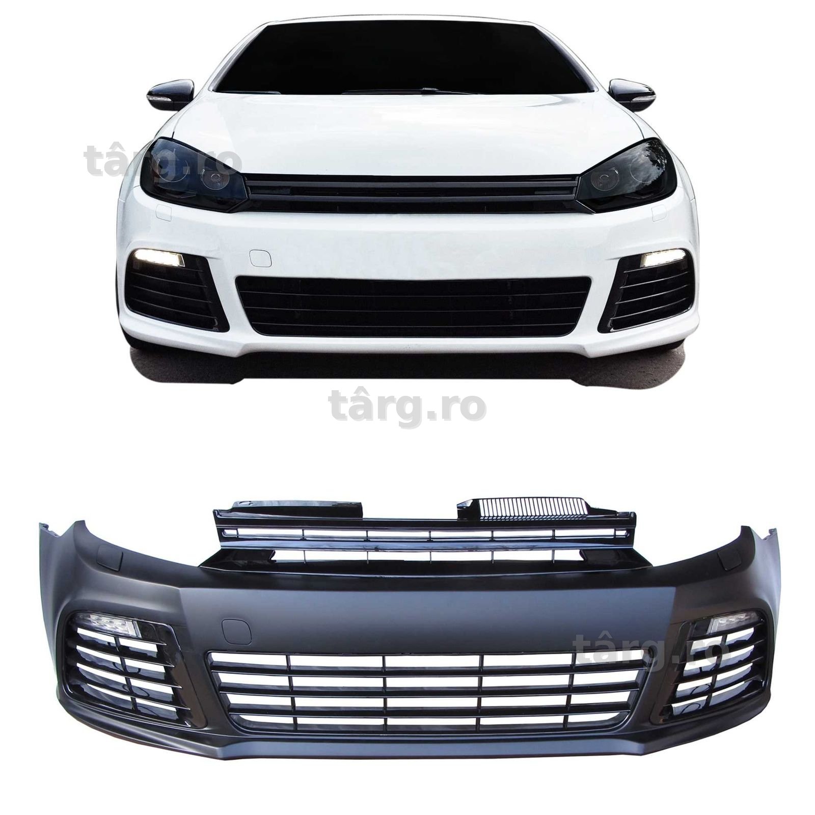 Bara fata VW Golf 6 cu spalatoare faruri cu lumini de zi LED Taiwan