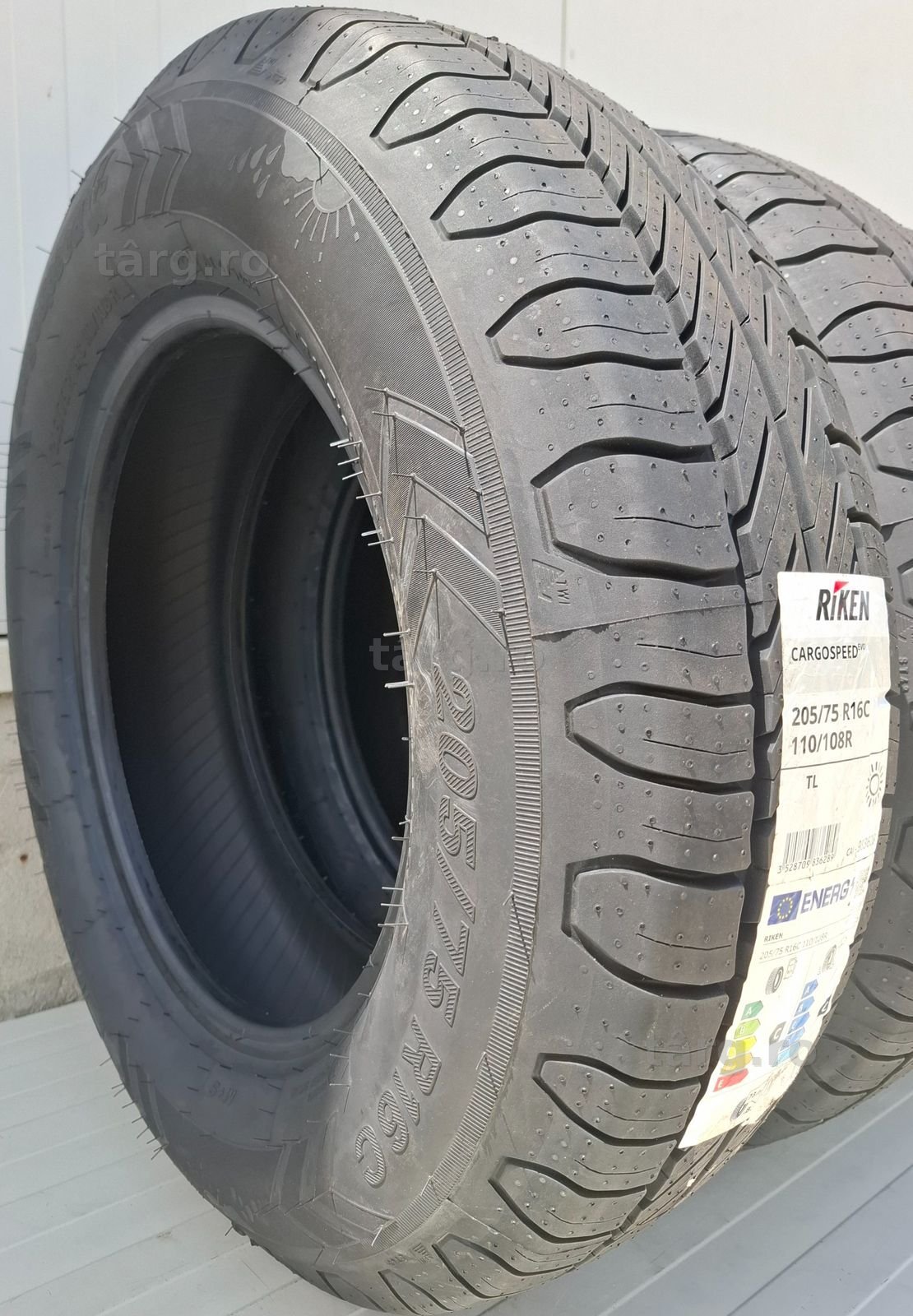 205/75 R16C, 113T, RIKEN (by Michelin), Anvelope vara M+S 3
