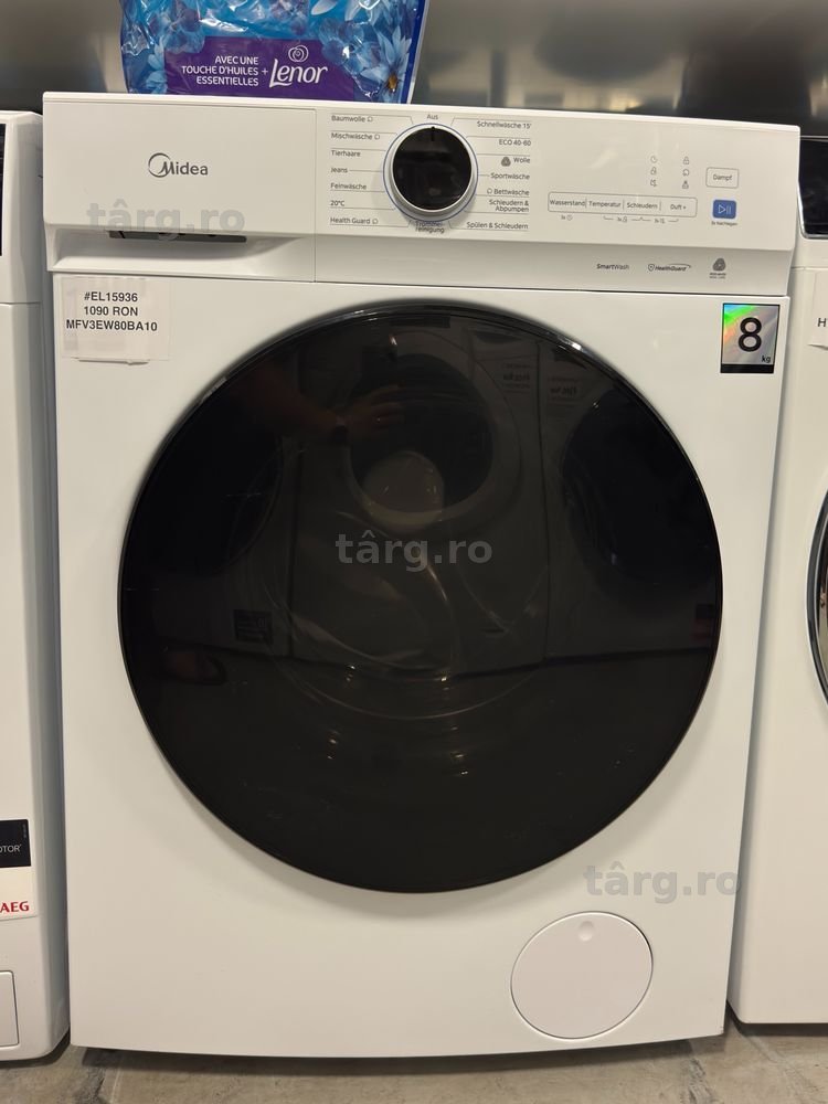 Mașină de spălat rufe 8kg Midea MFV3EW80BA10, factura si garantie 12luni