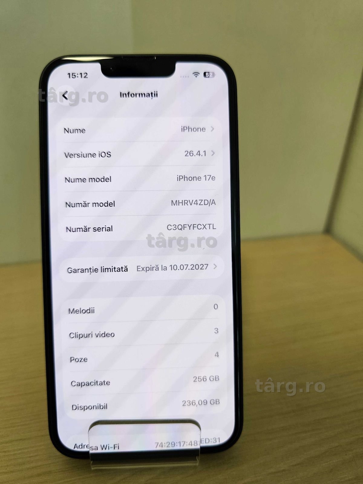 Iphone 17e 256G 5G (ECA27 b.50869)-Garantie 2 ani 2
