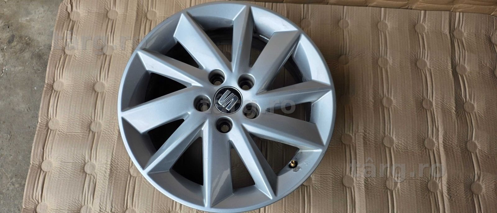 1 buc Janta Aliaj Seat Ibiza 6J 15" 6j0601025M 2010 2011 / 2012 / 2013 2014