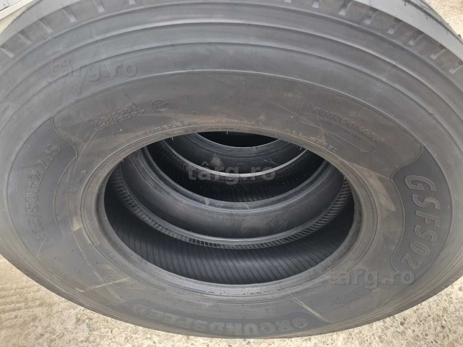 315/80 R22.5 GROUNDSPEED (Thailanda) 20PR Anvelope camion directie M+S 3