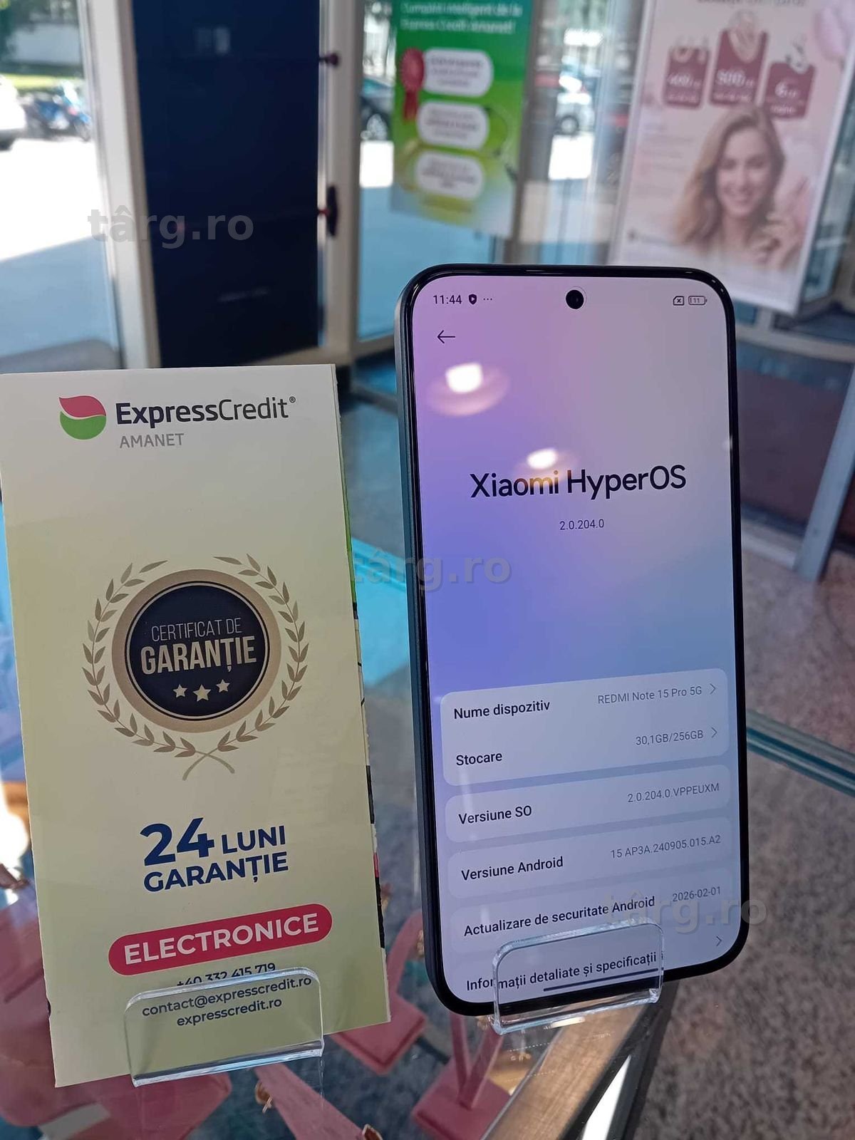 Redmi Note 15 Pro 8/256Gb (Iulius Mall)(B-565) Garantie 2 ani!
