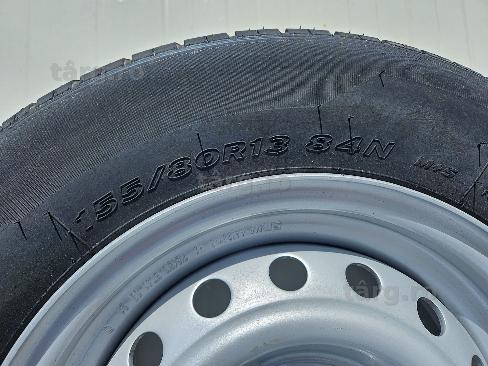 Roata remorca 155/80 R13 84N, Anvelopa SECURITY M+S pe Janta 4.5Jx13 5