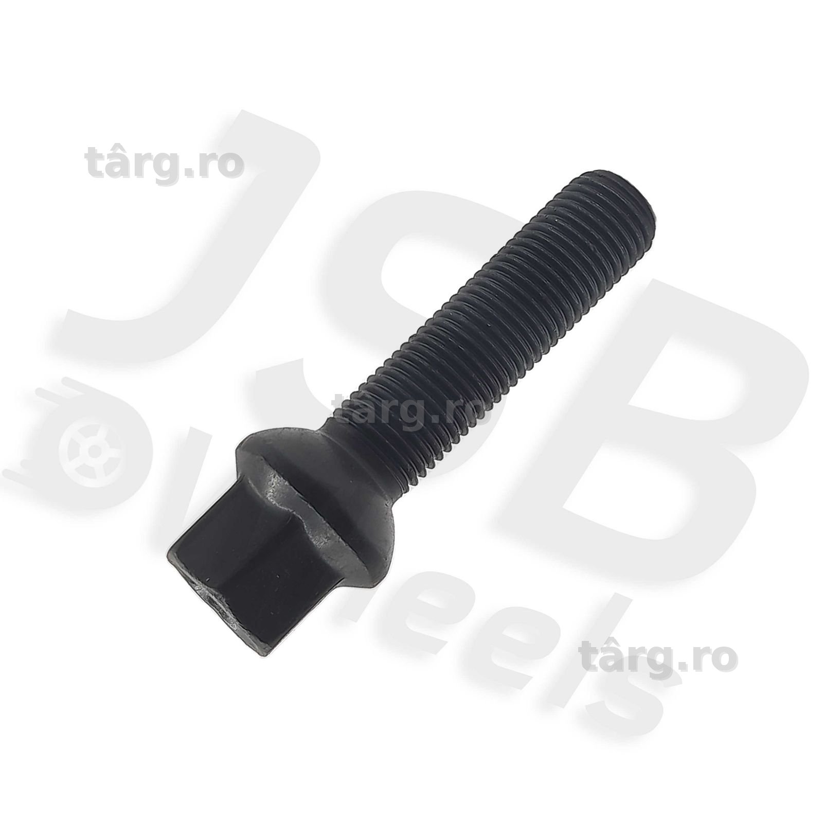 Prezoane negre noi jante aliaj M14x1.5 50 mm, VW, Seat, Skoda, Audi