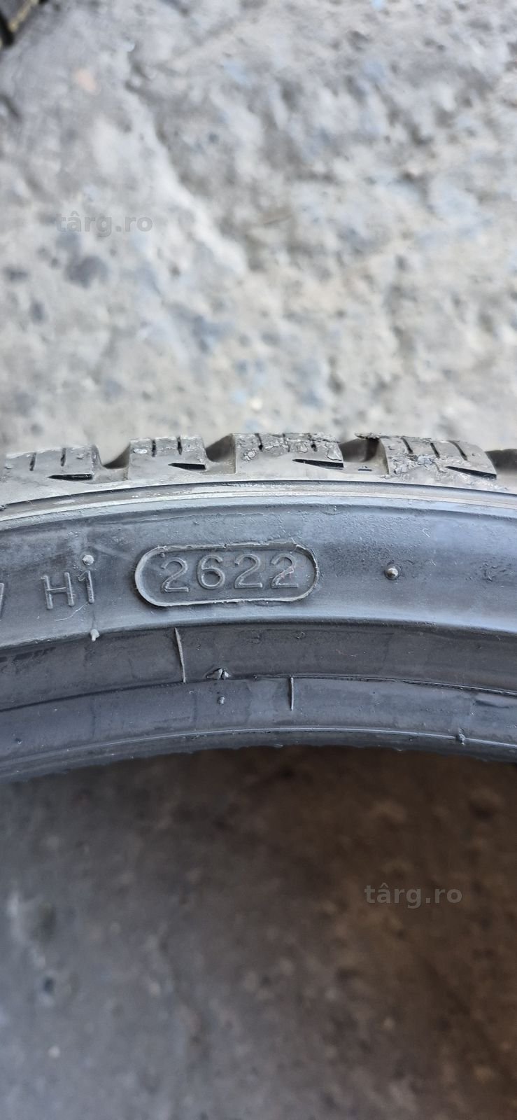 2 anvelope iarna ca noi Hankook 265/30/20,dot 2022.Pretul este pe buc. 6