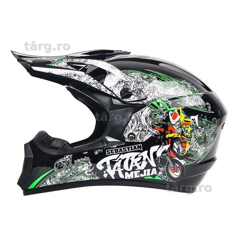 Casca Moto Enduro Cross ATV - S / M / L / XL - Multicolor 4