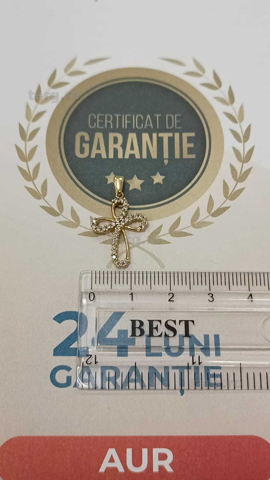[AG24 Harlau B.45649.1] Pandantiv aur 18k 1.60g - Garantie 2 ani! 2