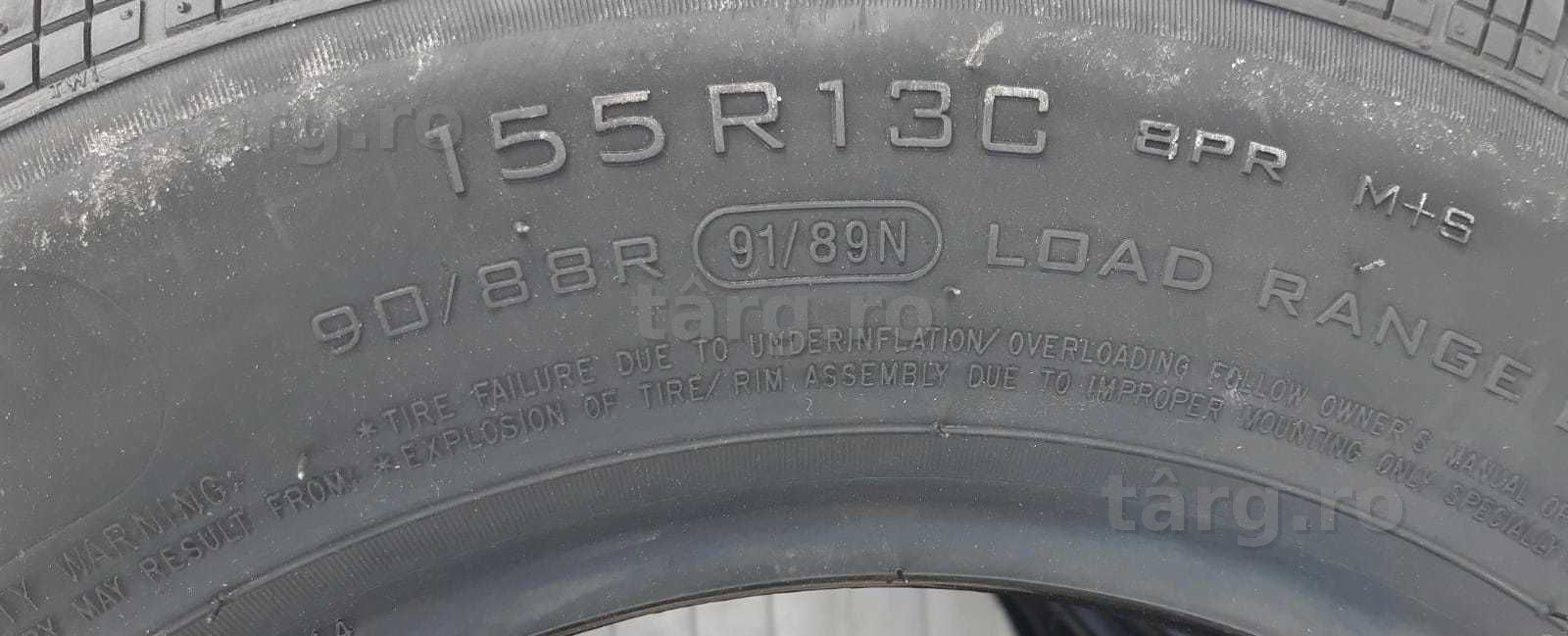 155 R13C 91N SECURITY TR603 8 pliuri Anvelope de remorca M+S 5