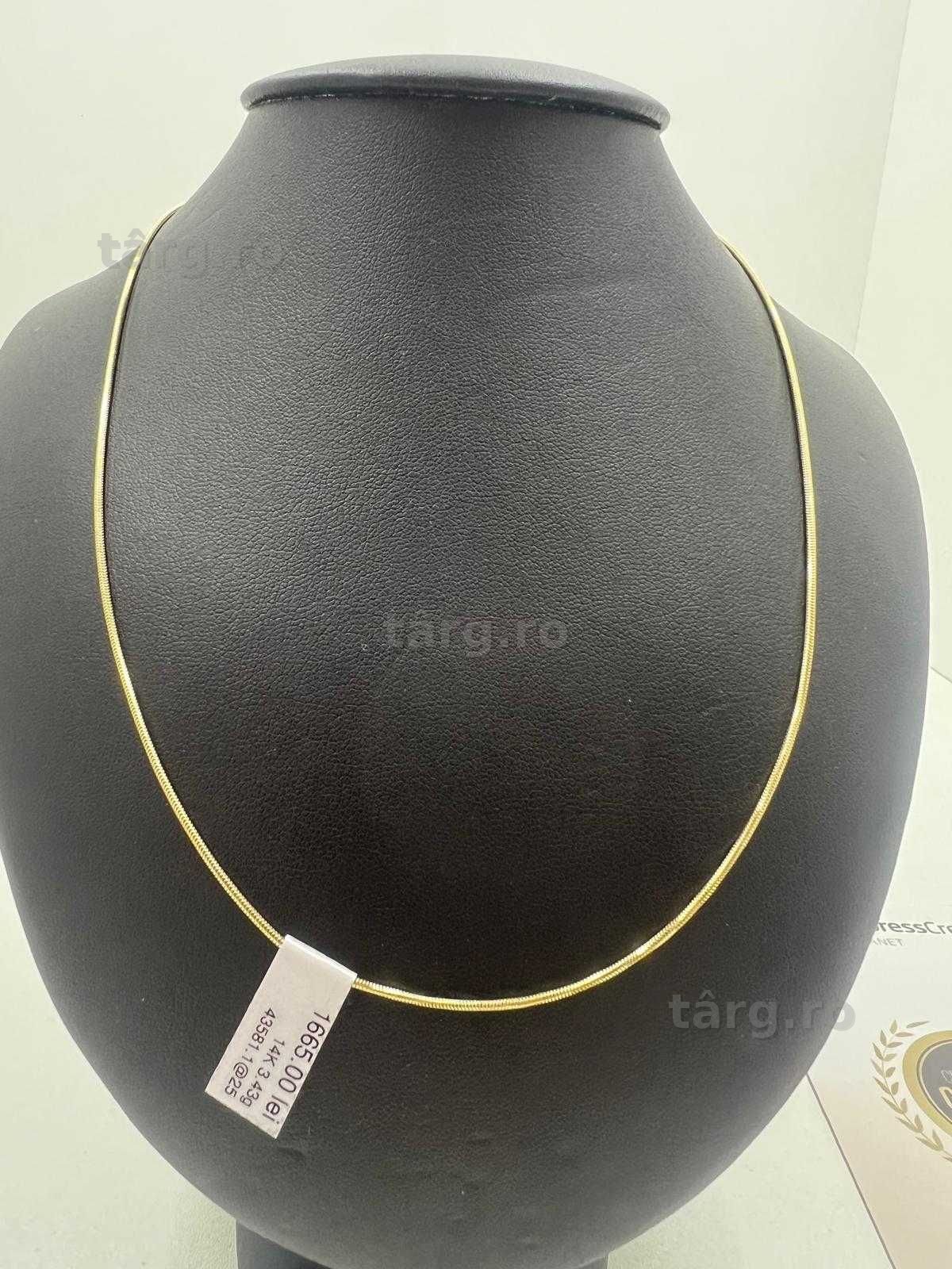 Lant Aur 14K 3.43g (Ag25 Belvedere B.43581.1) Garantie 2 ani! 3