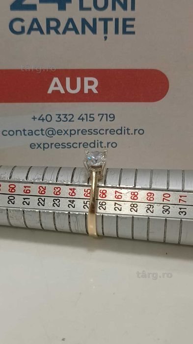 (AG24 Harlau B.45163.1) Inel aur 14K 2.45gr - Garantie 2 ani! 4