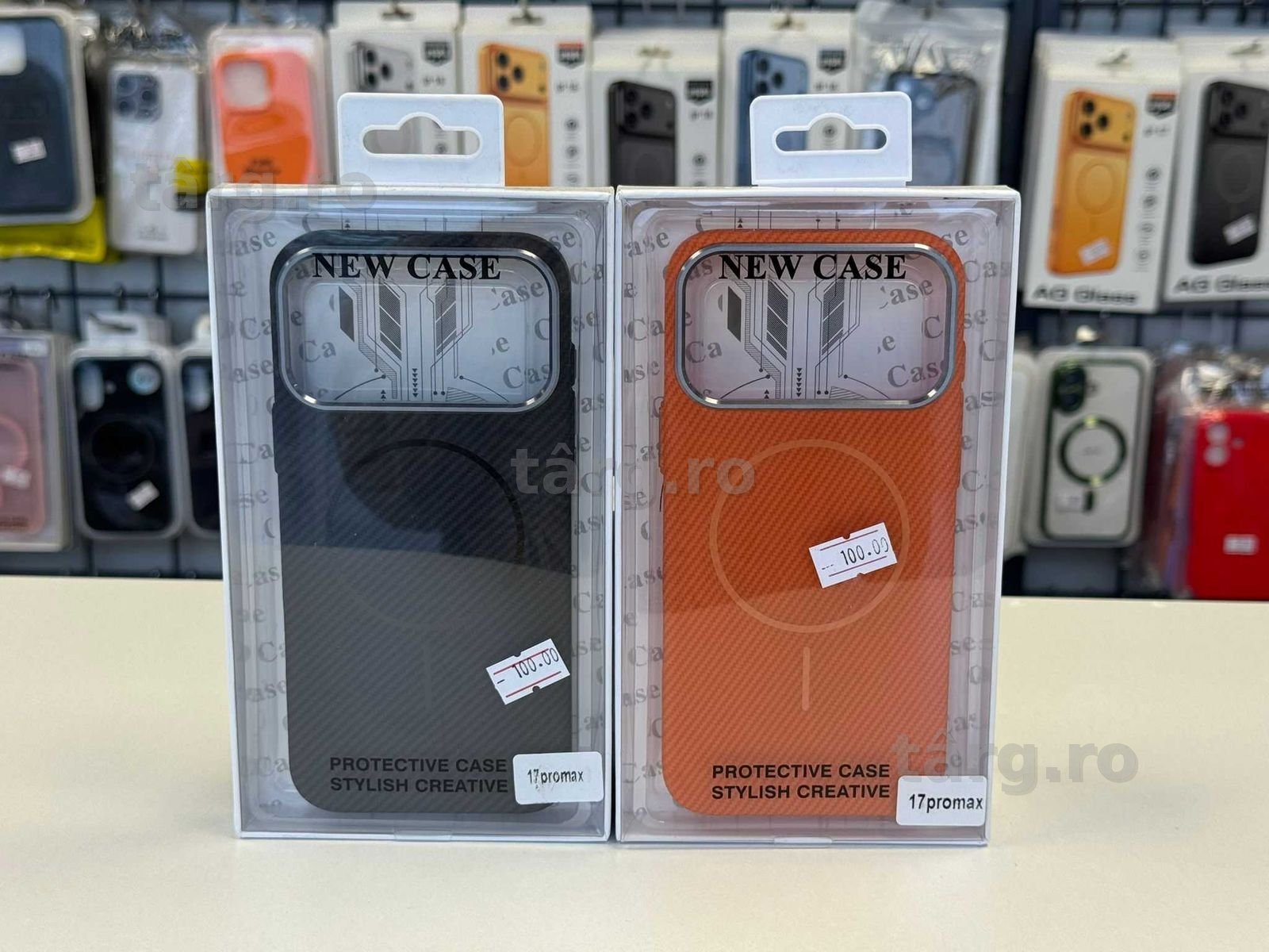 Husa Insertie Carbon, folie, cablu, incarcator iPhone 17 Pro Max