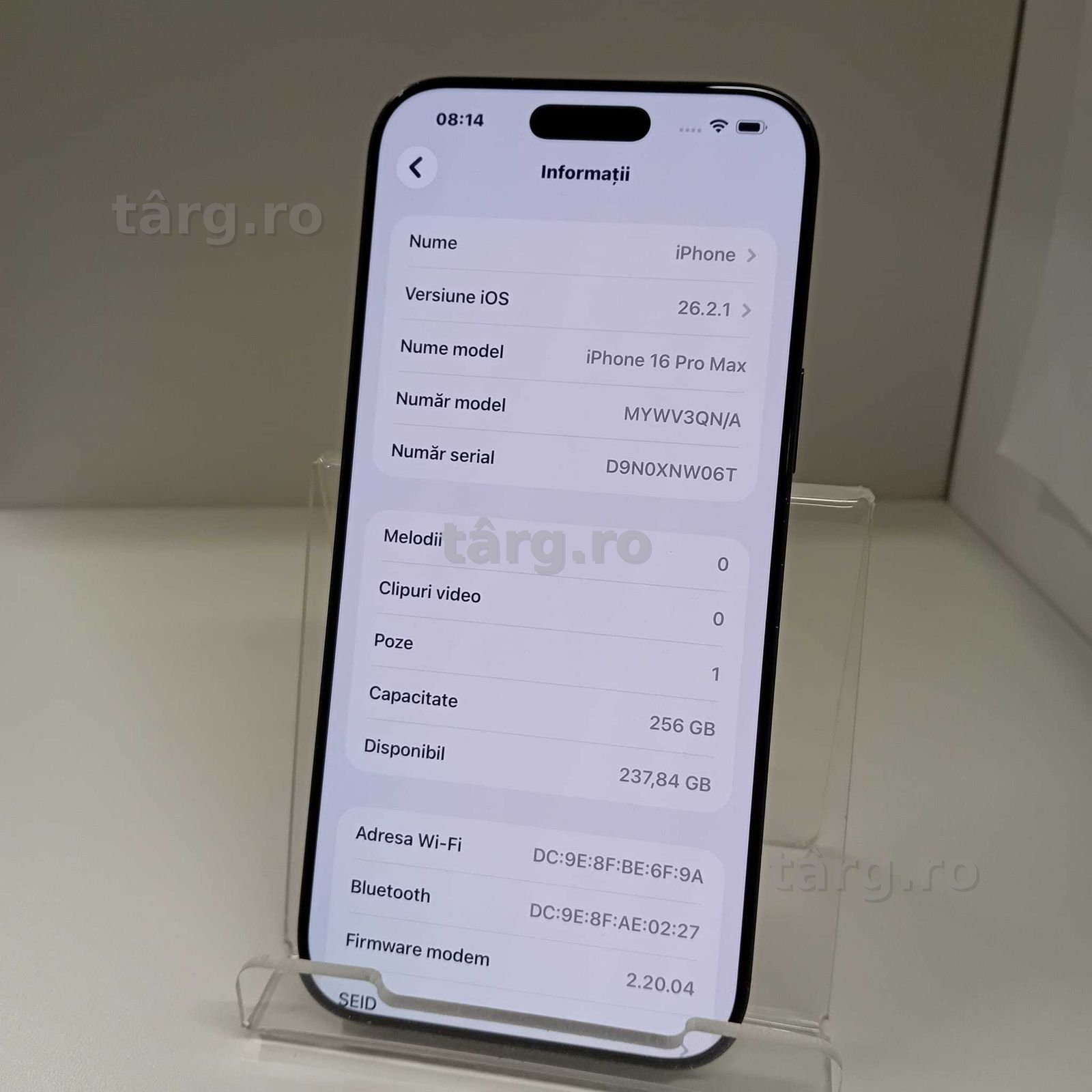 Iphone 16 ProMax 256Gb (ag49 Esplanada b.7700) Garantie 2 Ani 6