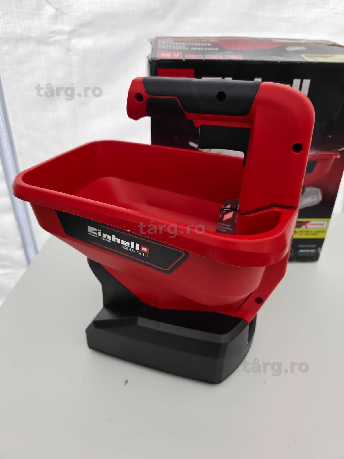 Dispozitiv de imprastiere seminte/ingrasamant/etc Einhell PXC GE-US 18 Li-Solo, 18 V,