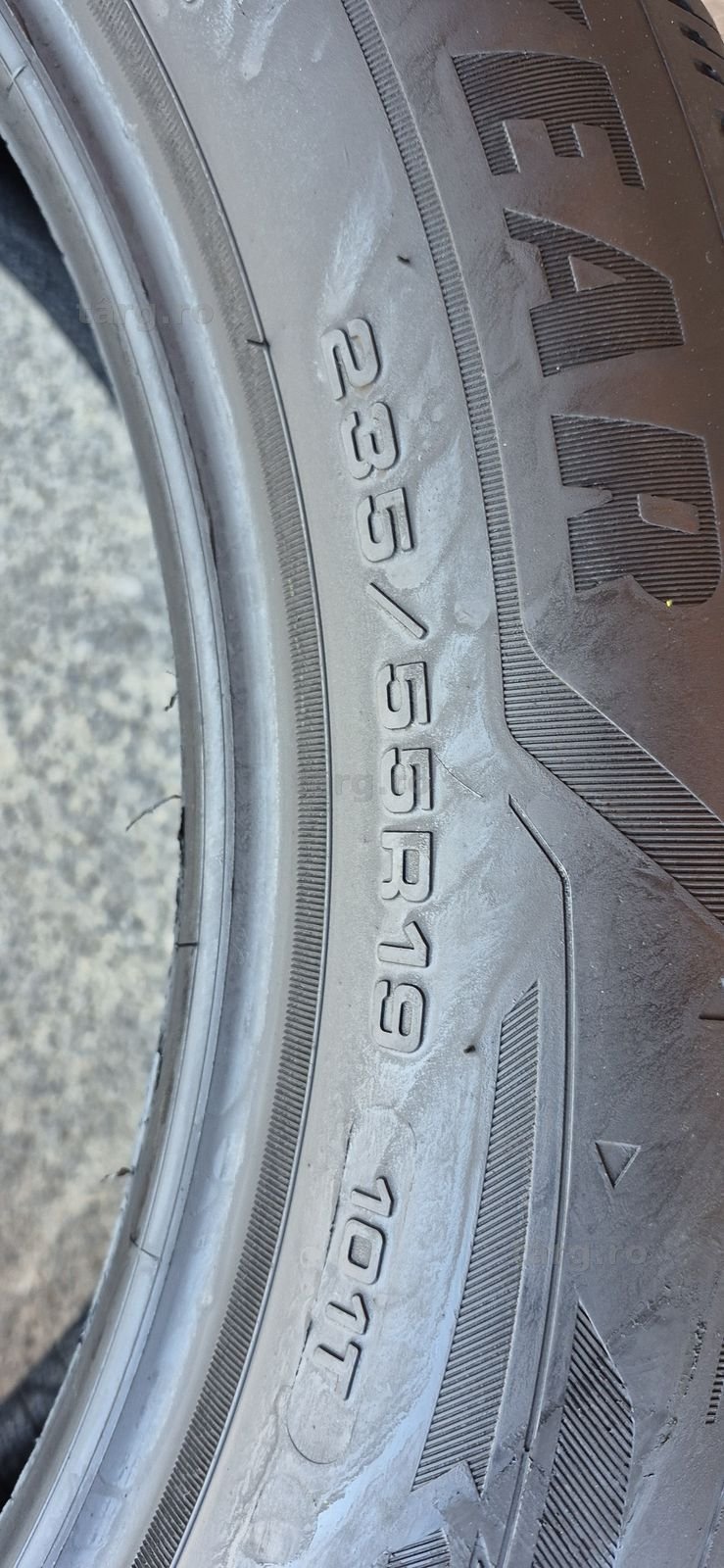 4 anvelope iarna ca noi Goodyear 235/55/19,dot 2025.Pretul este pe bucata. 6