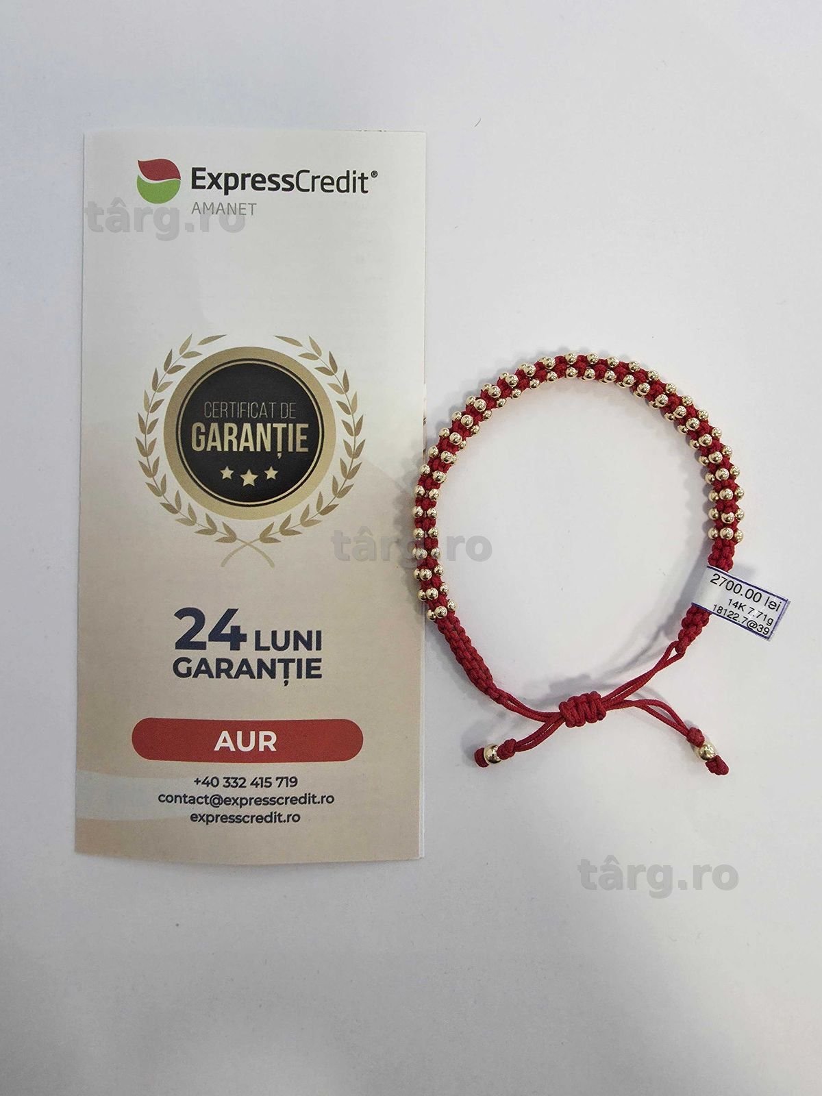 Bratara aur 14 K, 7.71 gr . (ECA 39 / b18122.7) – Garantie 2 ani 2